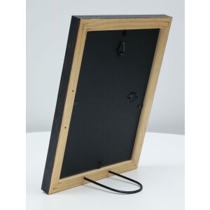 Deknudt S46MF2 Schwarzer Holzrahmen verwittert rustikal für Wand oder Tisch