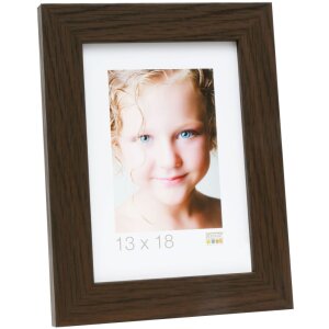 Ramă foto S49BH2 în nuanță de lemn închis