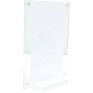 Deknudt S58SC1 Transparenter Magnetrahmen mit Aufsteller, transparent, 6 mm