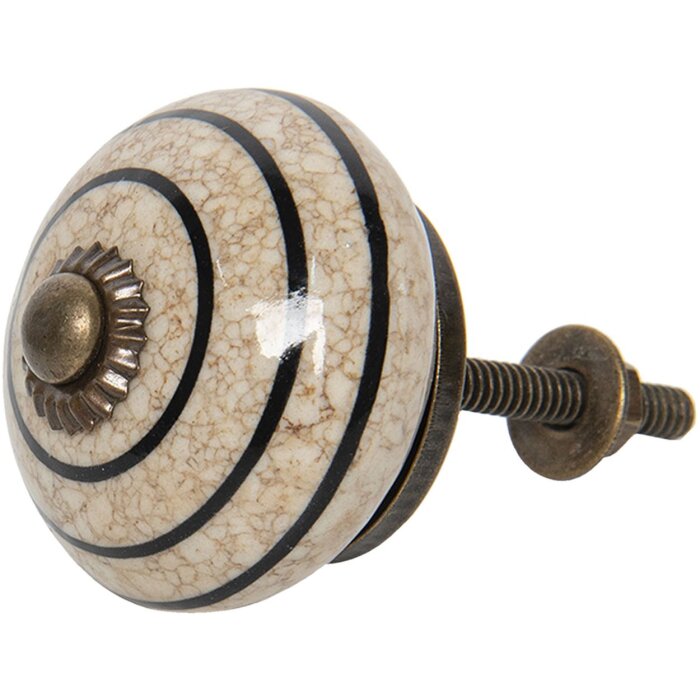 Buton ușă Ø 4 cm - Clayre & Eef 64176