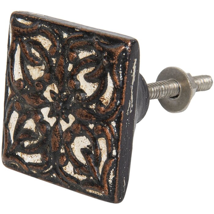 Buton ușă 4x4 cm - Clayre & Eef 64177