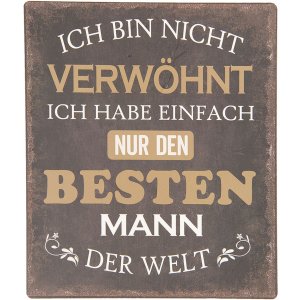 Text sign 13x15 cm - Clayre & Eef 6Y3645D