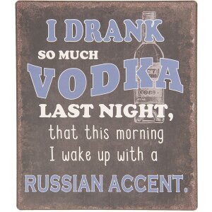 Text sign 13x15 cm - Clayre & Eef 6Y3646E