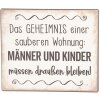 Semn cu text 15x13 cm - Clayre & Eef 6Y3656D