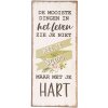 Text sign 13x30 cm - Clayre & Eef 6Y3638NL