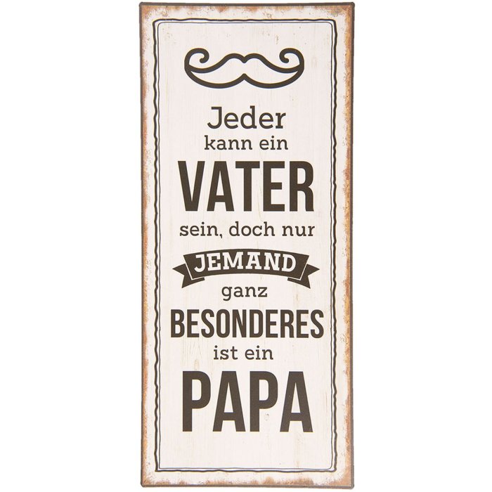 Text sign 13x30 cm - Clayre & Eef 6Y3659D