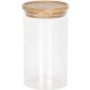 Sticlă de depozitare cu capac Ø 8x15 cm, transparentă - Clayre & Eef