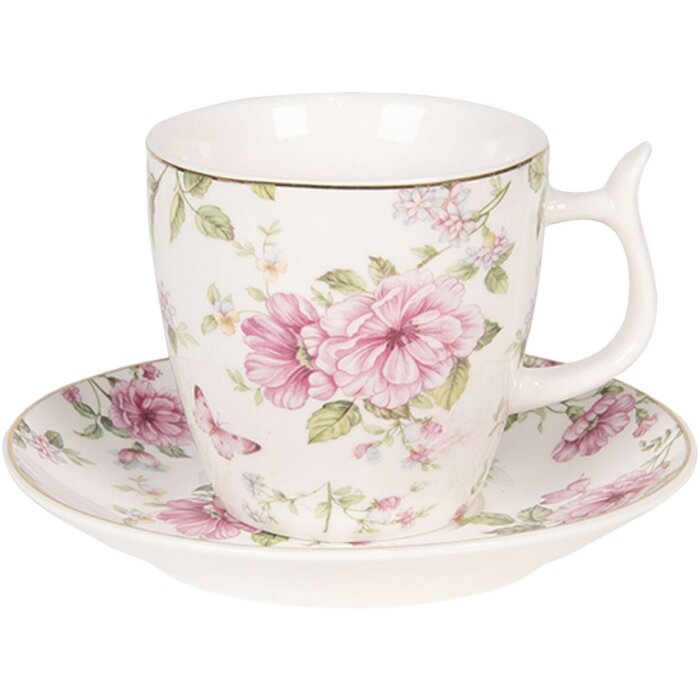 Ceașcă de cafea cu farfurioară Ø 13x2 - Ø 7x7 cm - 0,16L