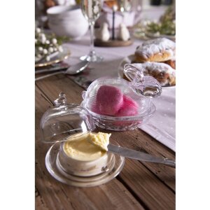 Clayre & Eef 6GL2508 Oală de sticlă ovală pentru...