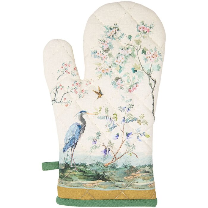 Clayre & Eef BIP44 Mănușă de cuptor 18x30 cm bumbac Design romantic