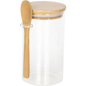 Clayre & Eef Vorratsglas mit Deckel Ø 8x15 cm...