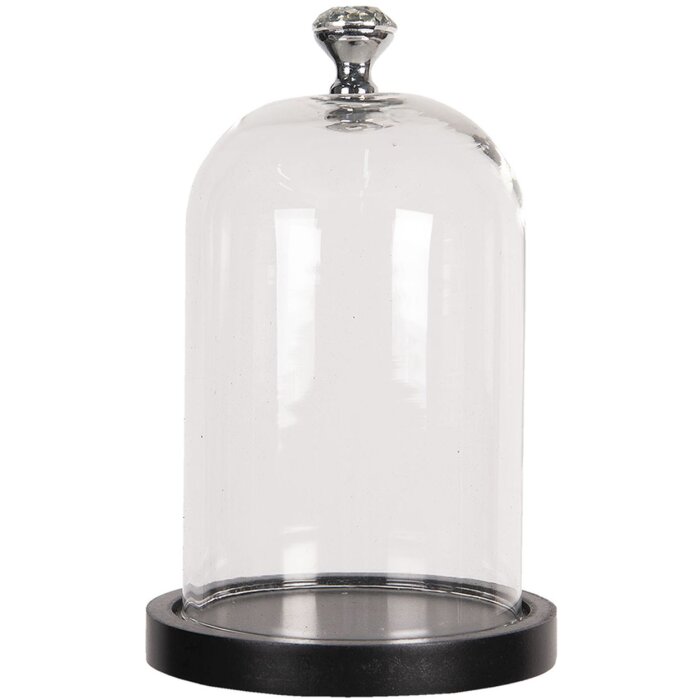 Borcan clopot din sticlă Ø 12x19 cm - 6GL2543