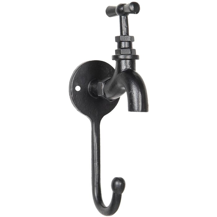 Hăciți de perete Clayre & Eef, 5x9x19 cm, negru maro