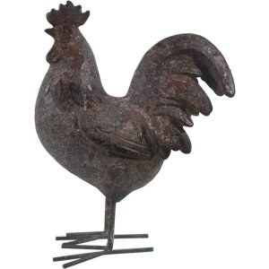 Clayre & Eef Dekoration Hahn 19x9x24 cm Multi