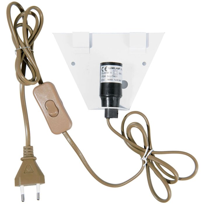 Placă de perete EP pentru abajur Tiffany 13x4x11 cm - E14