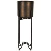 Clayre & Eef 6Y3588 Suport pentru plante fier maro bronz Ø 20x60 cm