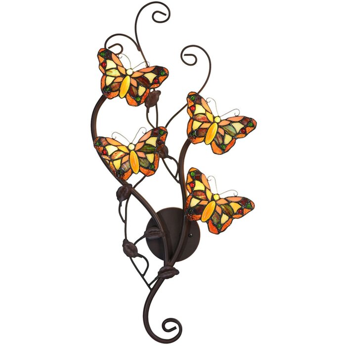 Lampă de perete Tiffany 32x68 cm G4-4x2W - 5LL-5979