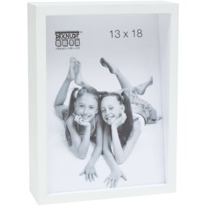 Deknudt S68QK1 Weißer Blockrahmen mit schräger...