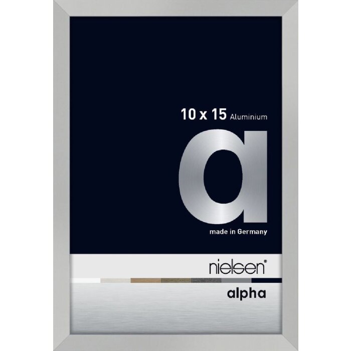 Nielsen aluminiu cadru Alpha 10x15 cm argint mat
