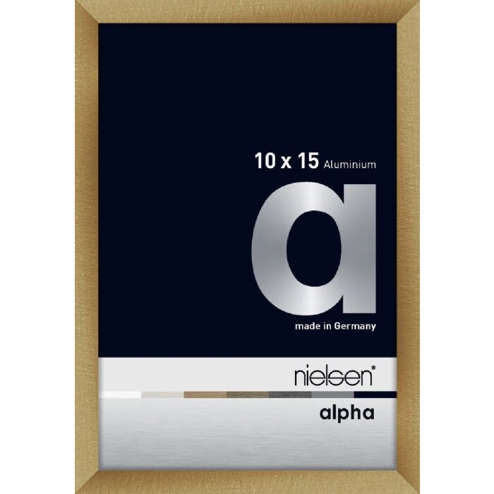 Nielsen aluminiu cadru Alpha 10x15 cm periat chihlimbar