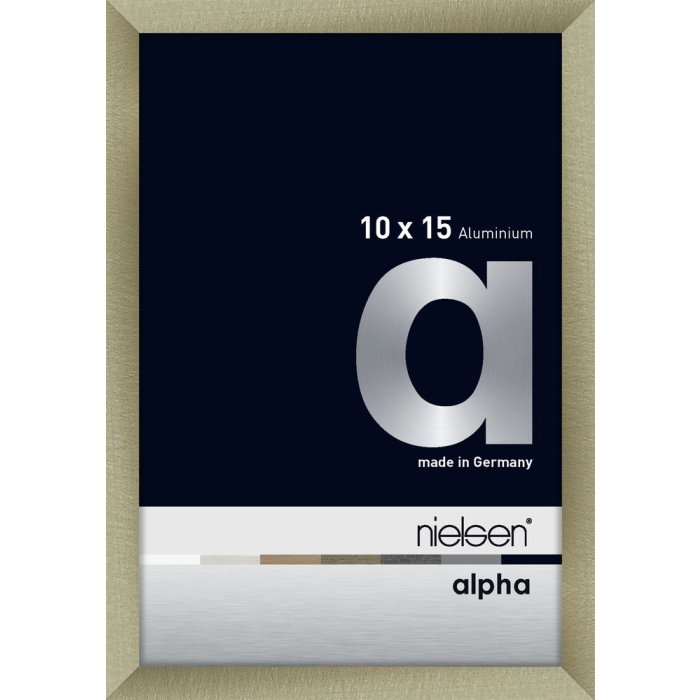 Nielsen aluminiu cadru Alpha 10x15 cm oțel inoxidabil periat
