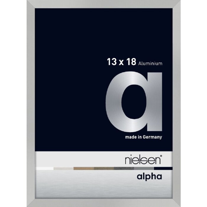 Nielsen aluminiu cadru Alpha 13x18 cm argint mat