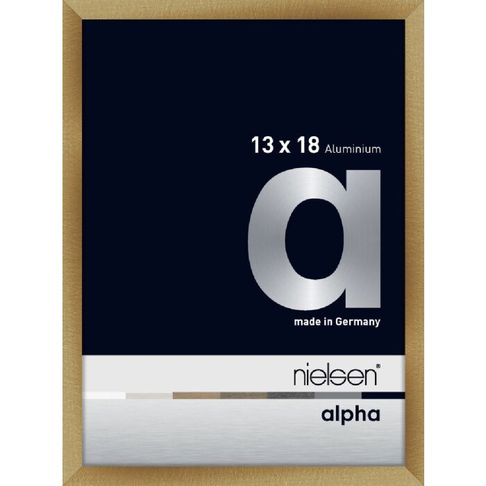 Nielsen aluminiu cadru Alpha 13x18 cm periat chihlimbar