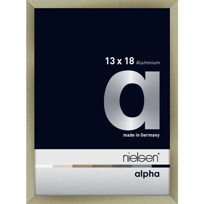 Nielsen aluminiu cadru Alpha 13x18 cm oțel inoxidabil periat