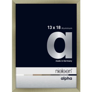 Nielsen aluminiu cadru Alpha 13x18 cm oțel inoxidabil periat