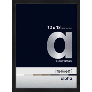 Nielsen aluminiu cadru Alpha 13x18 cm anodizat negru mat