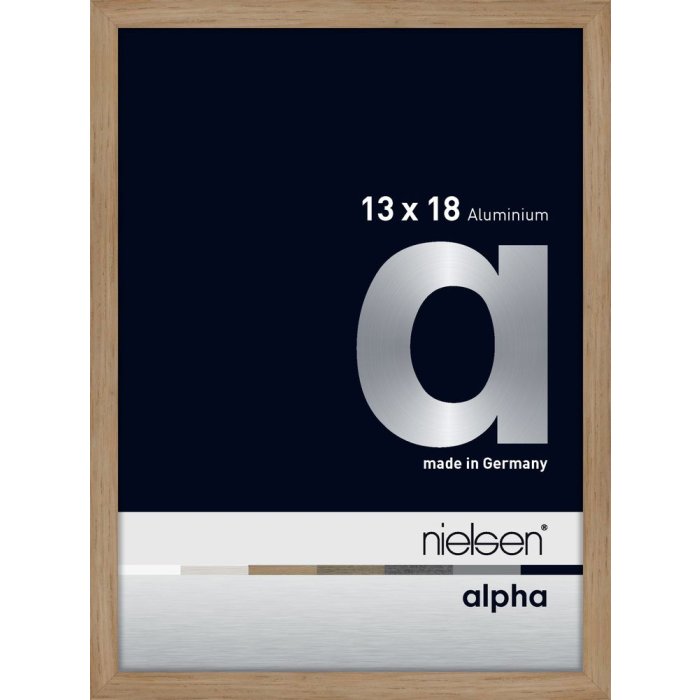 Nielsen aluminiu cadru Alpha 13x18 cm stejar