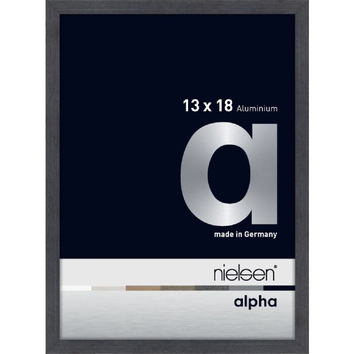 Nielsen aluminiu cadru Alpha 13x18 cm gri