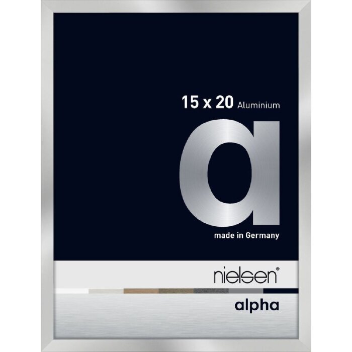 Nielsen aluminiu cadru Alpha 15x20 cm argint