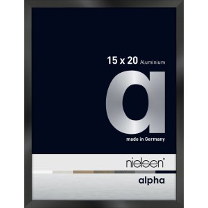 Nielsen aluminiu cadru Alpha 15x20 cm anodizat negru lucios