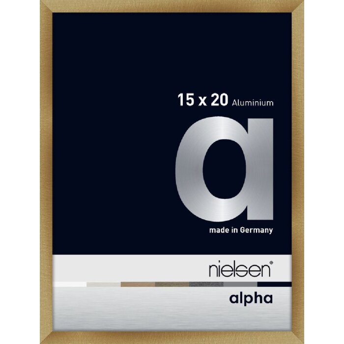 Nielsen aluminiu cadru Alpha 15x20 cm periat chihlimbar