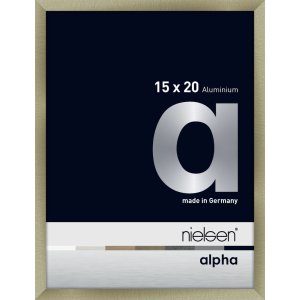 Nielsen aluminiu cadru Alpha 15x20 cm oțel inoxidabil periat