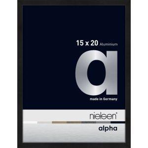 Nielsen aluminiu cadru Alpha 15x20 cm anodizat negru mat