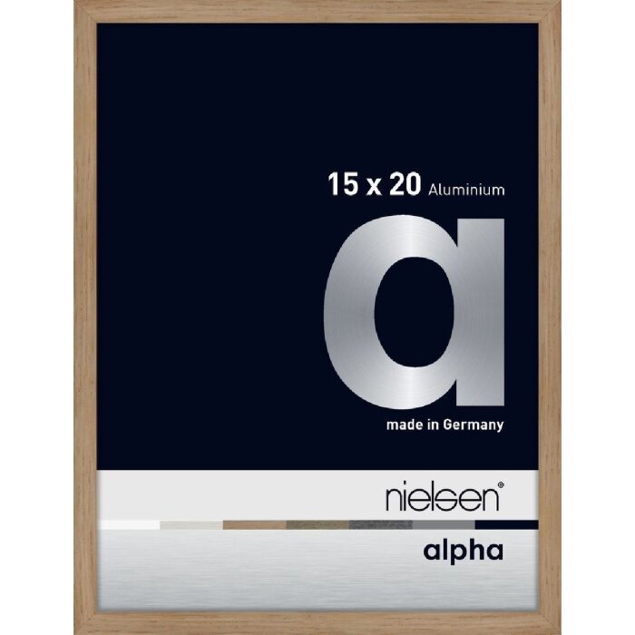 Nielsen aluminiu cadru Alpha 15x20 cm stejar