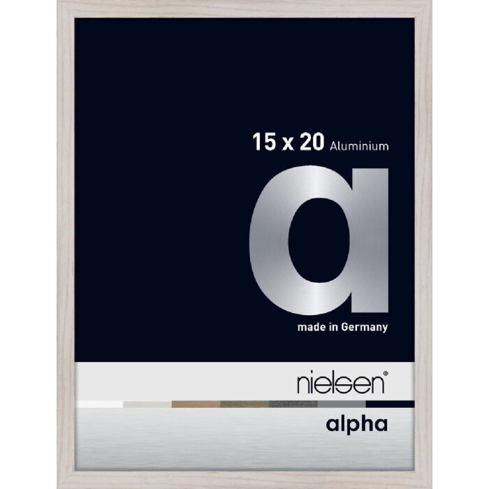 Nielsen aluminiu cadru Alpha 15x20 cm stejar alb