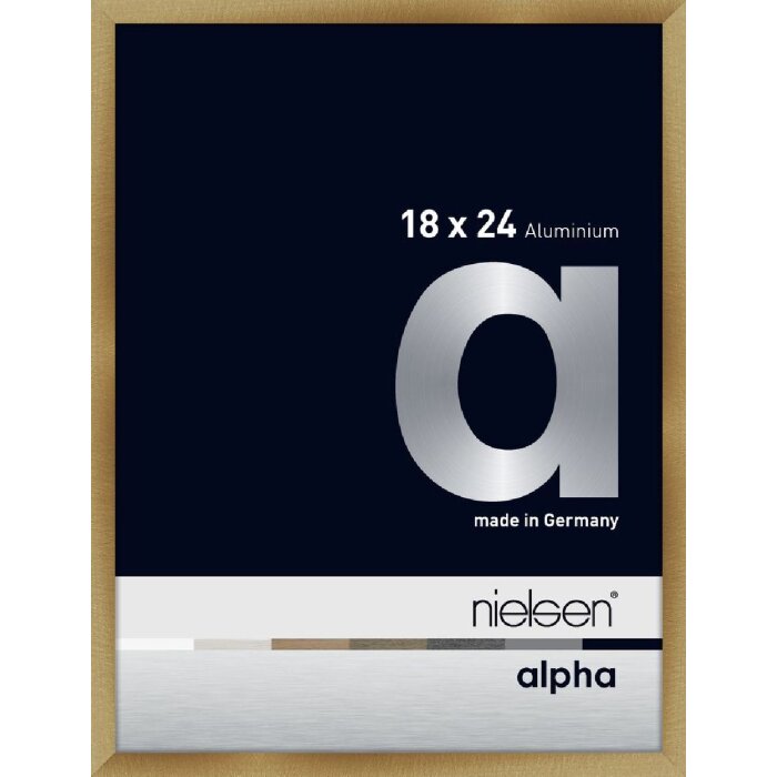 Nielsen aluminiu cadru Alpha 18x24 cm periat chihlimbar