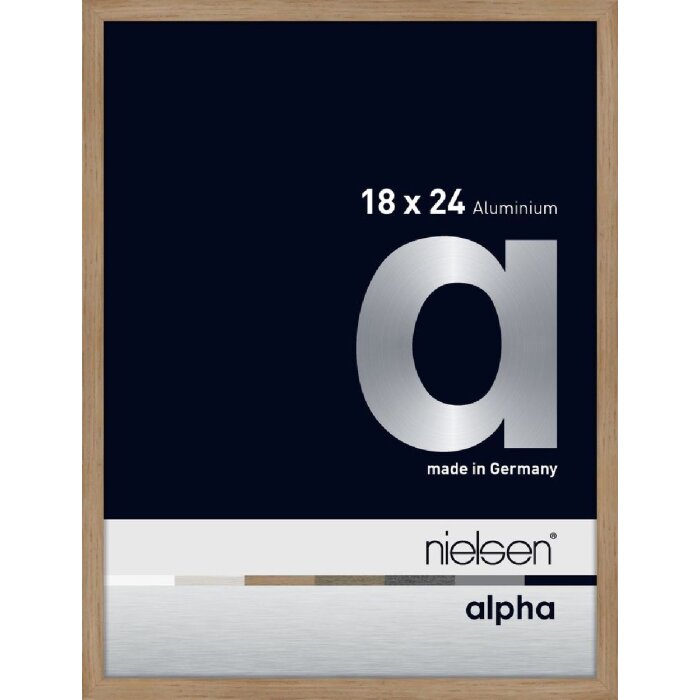 Nielsen aluminiu cadru Alpha 18x24 cm stejar