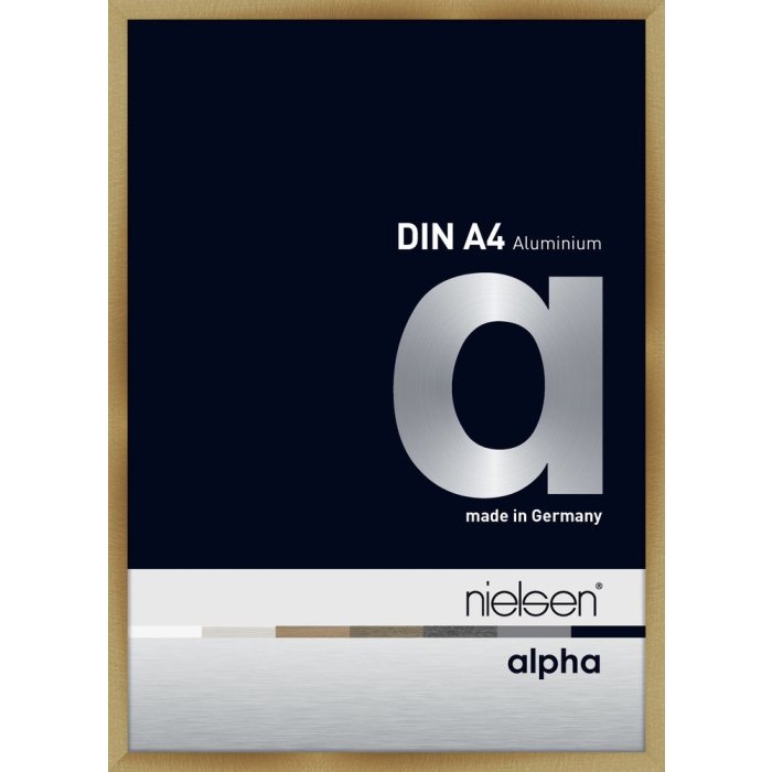 Nielsen aluminiu cadru Alpha 21x29,7 cm periat chihlimbar