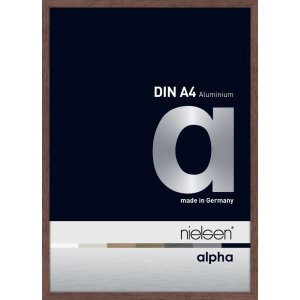 Nielsen Alpha aluminiu cadru foto 21x29.7cm wengé...