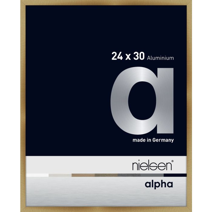 Nielsen aluminiu cadru Alpha 24x30 cm periat chihlimbar