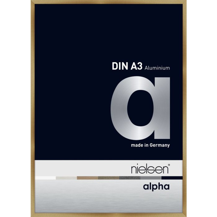 Nielsen aluminiu cadru Alpha 29,7x42 cm periat chihlimbar