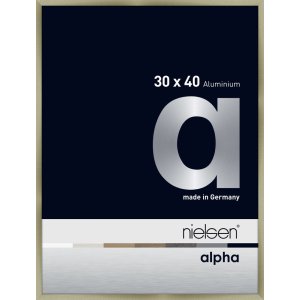 Nielsen aluminiu cadru Alpha 30x40 cm oțel inoxidabil periat