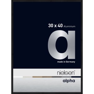 Nielsen aluminiu cadru Alpha 30x40 cm negru mat sticlă...