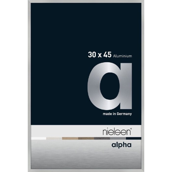 Nielsen aluminiu cadru Alpha 30x45 cm argint mat