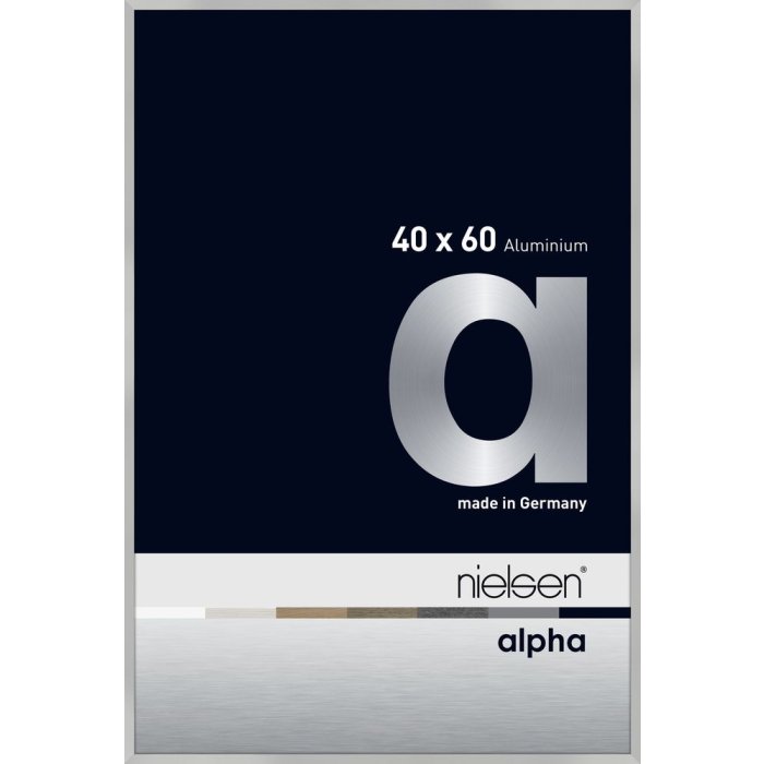 Nielsen aluminiu cadru Alpha 40x60 cm argint mat
