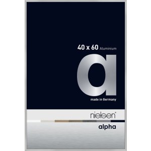 Nielsen aluminiu cadru Alpha 40x60 cm argint mat